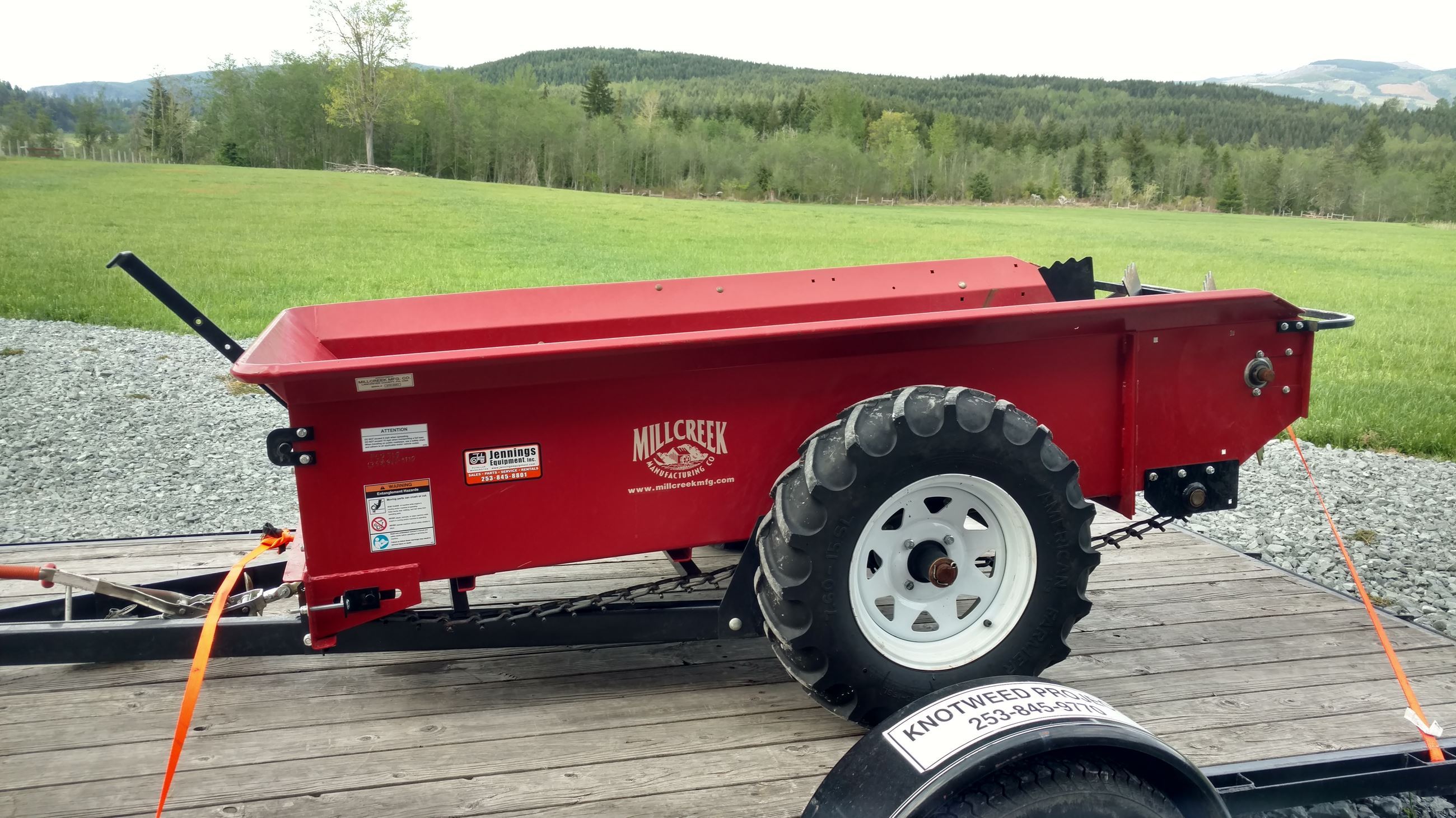 Large Manure Spreader