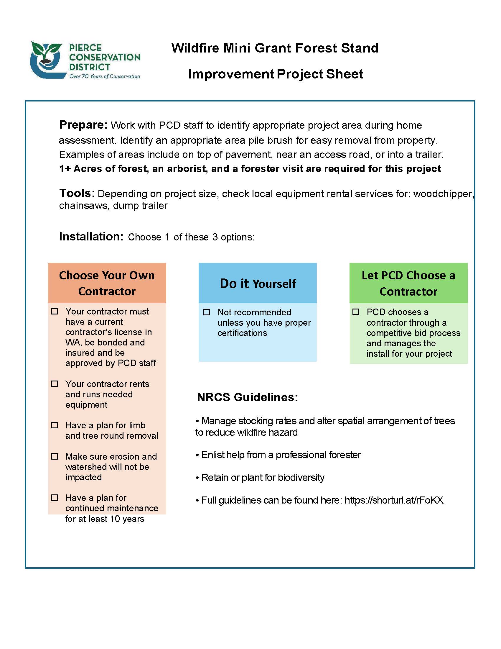 Forest Stand Improvement