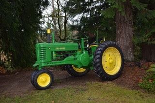 The 1950s John Deere tractor that Bob, then Gary, owned